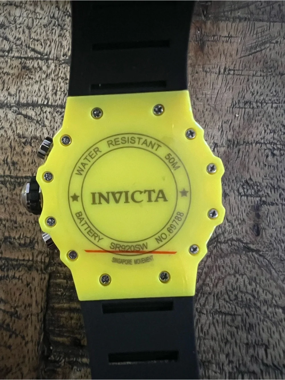 Invicta Racing Valyron Unisex 41mm Yellow Watch NEW!